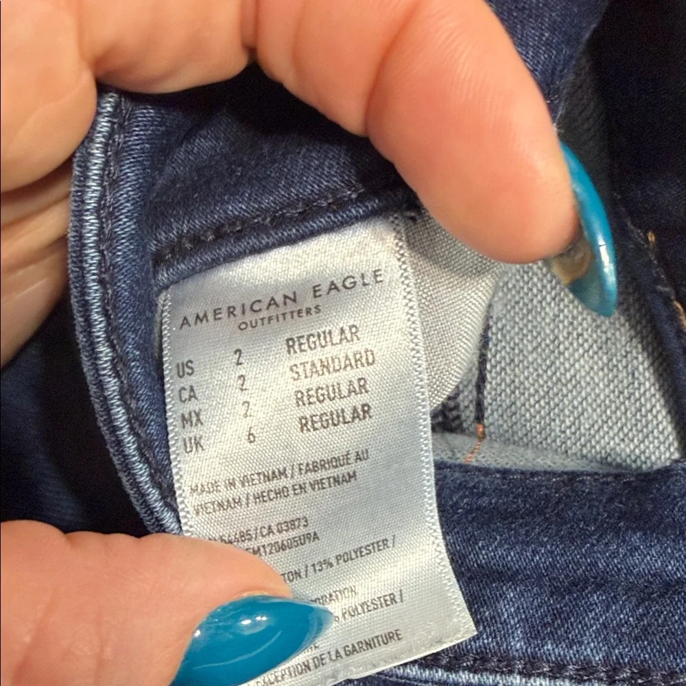 American Eagle Outfitters Blue Skinny Jeans - Picture 6 of 7